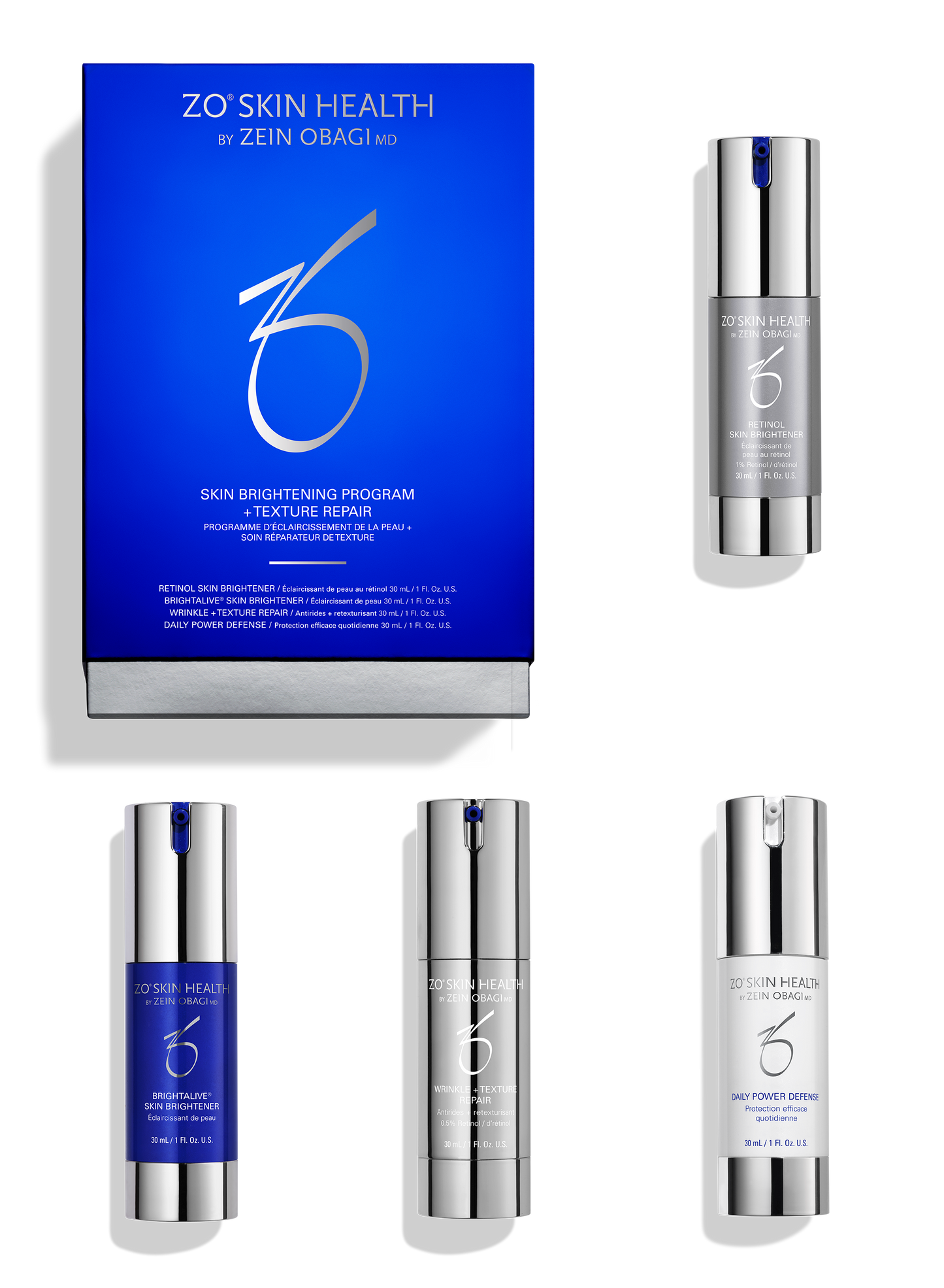 ZO Skin Health Skin Brightening Program and Texture Repair